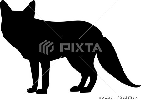 Fox Silhouetteのイラスト素材