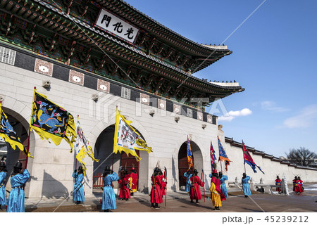 守門将 景福宮 光化門 45239212