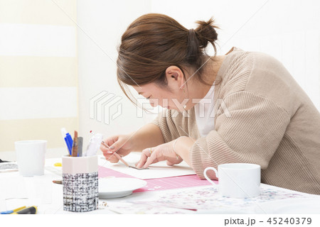 ポーセリンアート教室 45240379