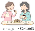 コーヒー_女性_友達 45241063