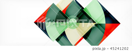 Triangles and circle geometric background Triangles and circle geometric background 45241202