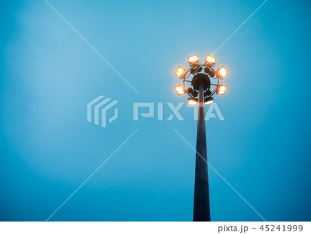 Luminaire ring with orange lighting fixtures. 45241999