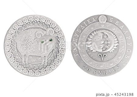 Aries Belarus silver coin 45243198