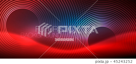 Neon glowing circles background 45243252