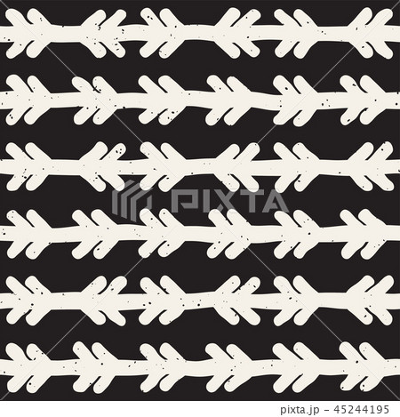 Hand drawn style ethnic grungy seamless pattern. 45244195