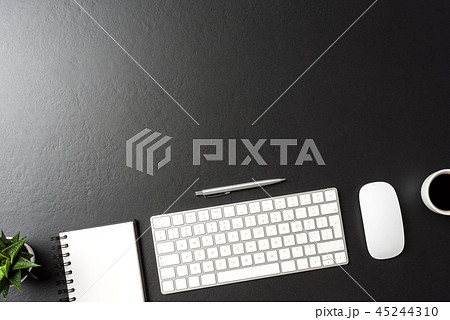 Elegant office desktop with copy space Elegant office desktop with copy space 45244310