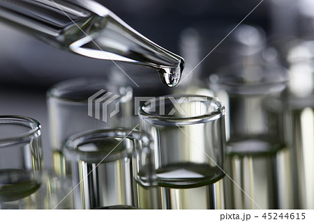 Yellow liquid spilled petrol additive innovative supply 45244615
