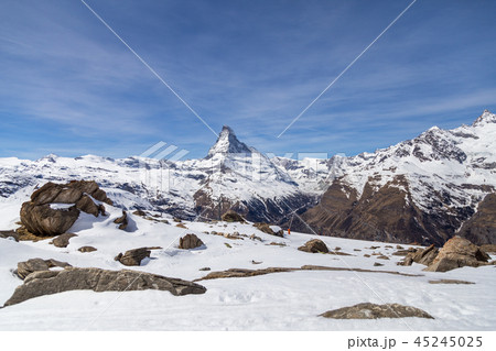 Matterhorn Winter Landscape 45245025