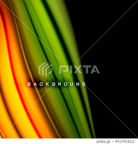Background abstract - liquid color wave 45245822