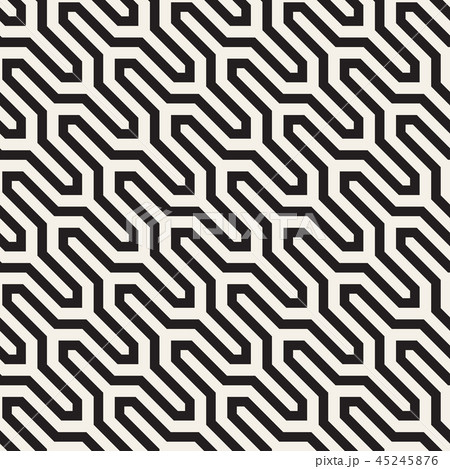 Vector seamless pattern. Modern stylish abstract texture. Repeating geometric tiles
 45245876