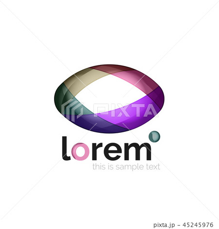 Abstract geometric business icon 45245976
