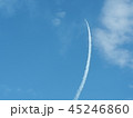 青空と飛行機雲 45246860