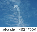 青空と飛行機雲 45247006