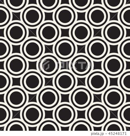 Vector seamless pattern. Modern stylish abstract texture. Repeating geometric tiles
 45248171