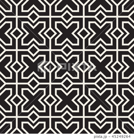Vector seamless pattern. Modern stylish abstract texture. Repeating geometric tiles
 45249264