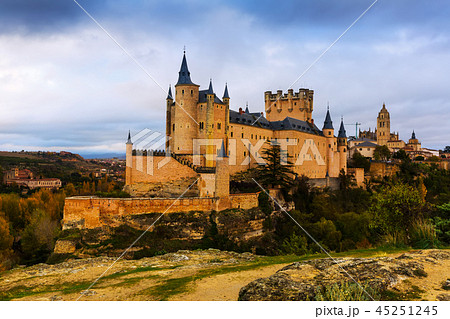 Segovia with Alcazar and Cathedral 45251245