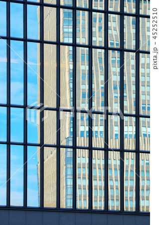glass window of modern skyscraper glass window of modern skyscraper 45252510