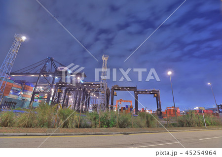 a Kwai Tsing Container Terminal in HK a Kwai Tsing Container Terminal in HK 45254964