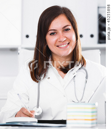 Doctor ready for clients Doctor ready for clients 45255898