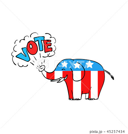 American Elephant Vote Drawing 45257434