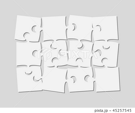 The 12 Pieces Puzzle Banner Jigsaw of Signboard. 45257545