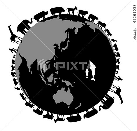 地球と生き物たち 45261058