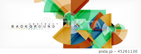 Trendy circles composition geometric background Trendy circles composition geometric background 45261130