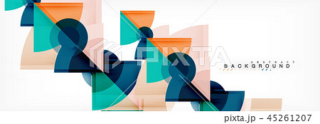 Trendy circles composition geometric background Trendy circles composition geometric background 45261207