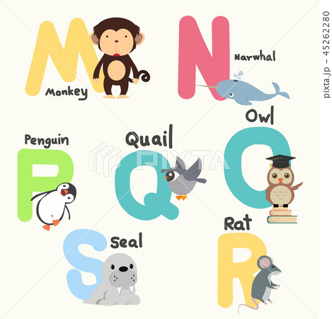 Animal Alphabets for children from M to S 45262280