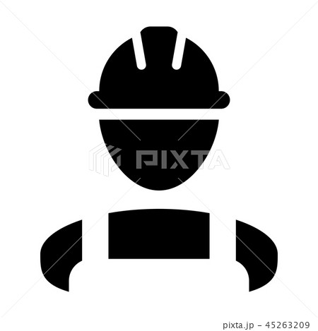 Architect icon vector male construction worker  45263209
