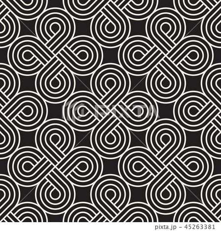 Vector seamless pattern. Modern stylish abstract texture. Repeating geometric tiles 45263381