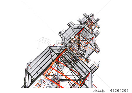 Telecommunications antenna tower for radio Telecommunications antenna tower for radio 45264295