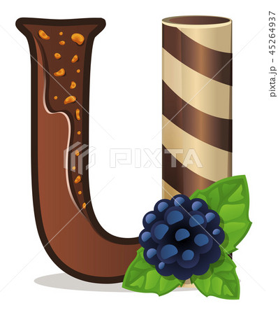 Letter candies  chocolate 45264937