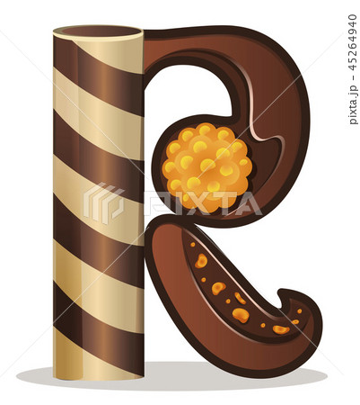 Letter candies  chocolate 45264940
