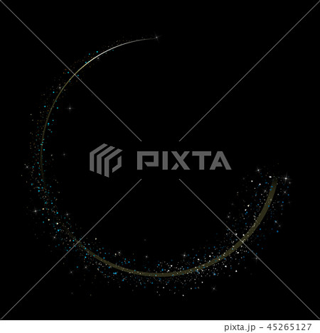 金の 曲線 波 45265127