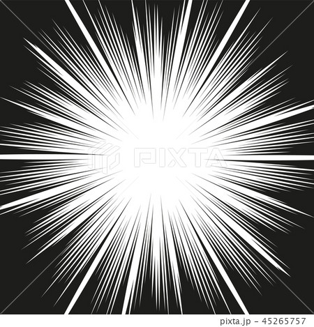 Comic book action lines. Speed lines Manga frame - Stock Illustration  [45846672] - PIXTA