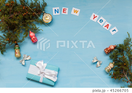 new year Christmas background Christmas tree toys gifts winter new year Christmas background Christmas tree toys gifts winter 45266705