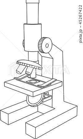 顕微鏡のイラスト素材