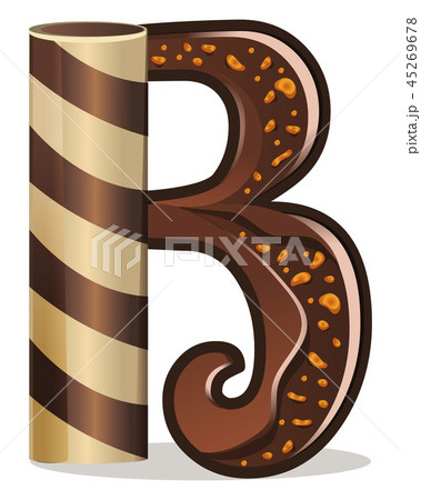 Letter candies  chocolate 45269678