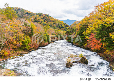 Ryuzu waterfall in autumn at nikko tochigi japan 45269830