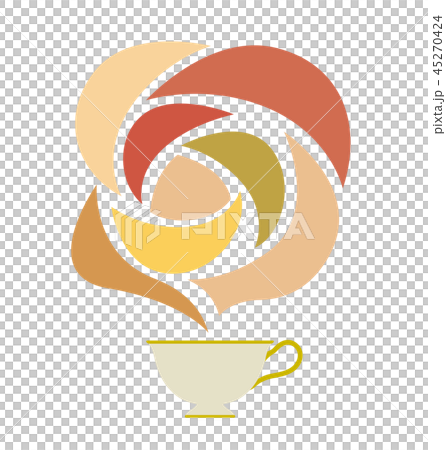 紅茶とアロマのイラスト 45270424