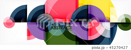 Circle abstract background 45270427