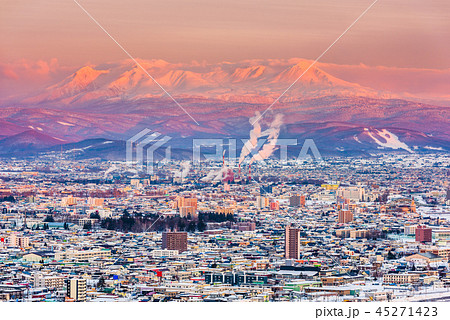 Asahikawa, Hokkaido, Japan Skyline 45271423