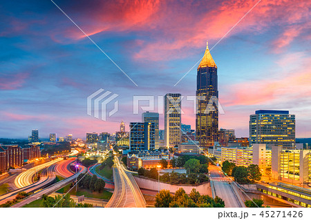 Atlanta, Georgia, USA Downtown Skyline Atlanta, Georgia, USA Downtown Skyline 45271426