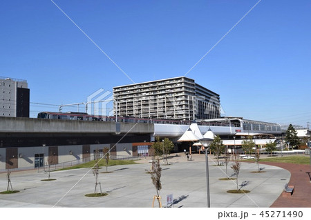 埼玉県 八潮駅南口の街並み 埼玉県 八潮駅南口の街並み 45271490