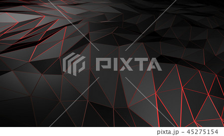3D rendering abstract polygonal space low poly 45275154