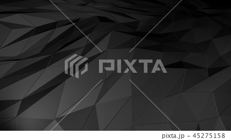 3D rendering abstract polygonal space low poly 3D rendering abstract polygonal space low poly 45275158