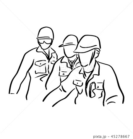 three engineer worker with hard hat  45278667