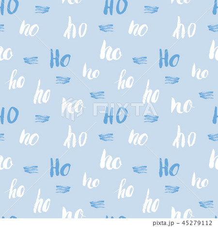 New Year and Christmas seamless pattern Vector 45279112