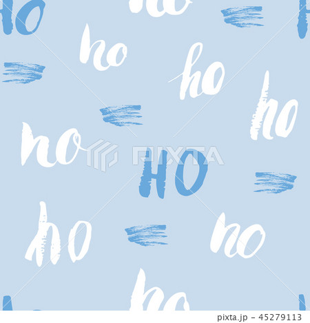 New Year and Christmas seamless pattern Vector 45279113